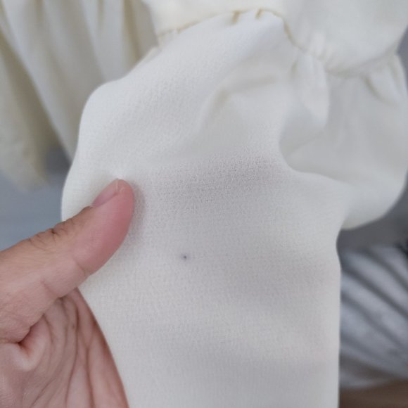 Forever 21 Sweetheart Tie-Strap Midi Dress Cream, Medium - Picture 8 of 12